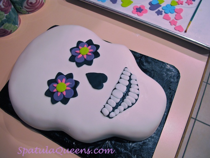 Instructions To Make A Skull Cake