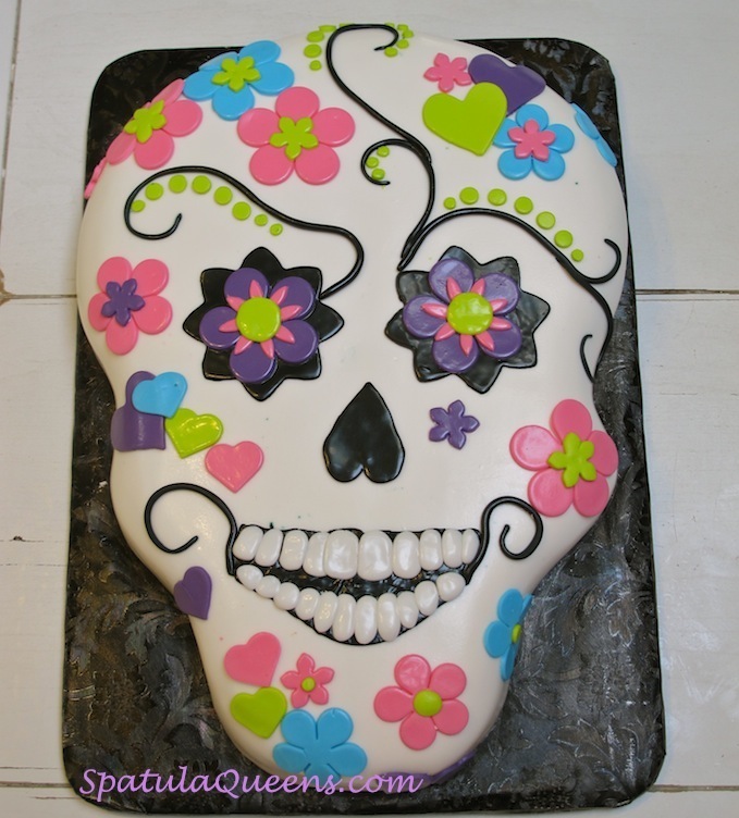 Instructions To Make A Skull Cake