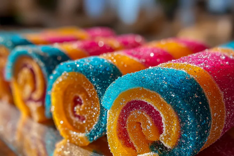 Fresh ingredients for Colorful Fruit Snacks