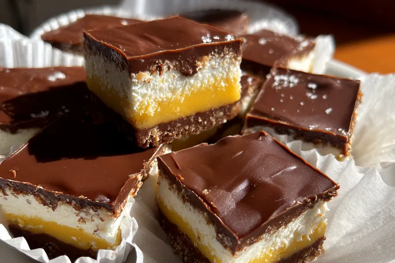 Fresh ingredients for Layered Chocolate Confection