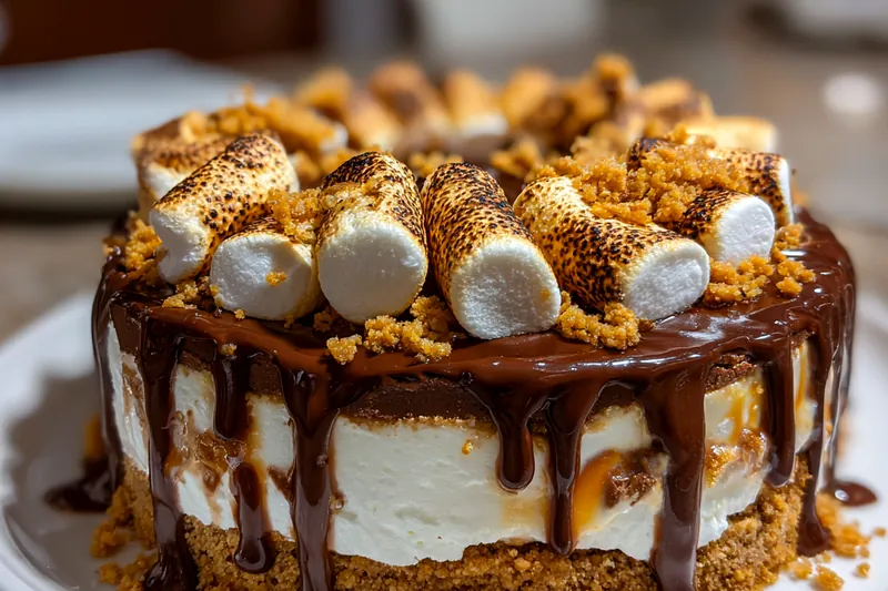 Fresh ingredients for No-Bake S'mores Delight